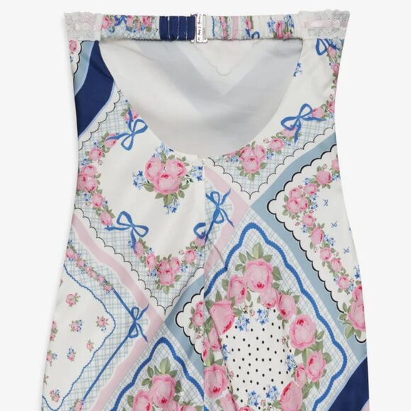 For Love & Lemons Daisy Mae Strapless Midi Slip Dress Size 1X Anthropologie NWT - Picture 11 of 11